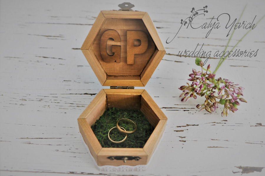 Casket for wedding rings CFW-01